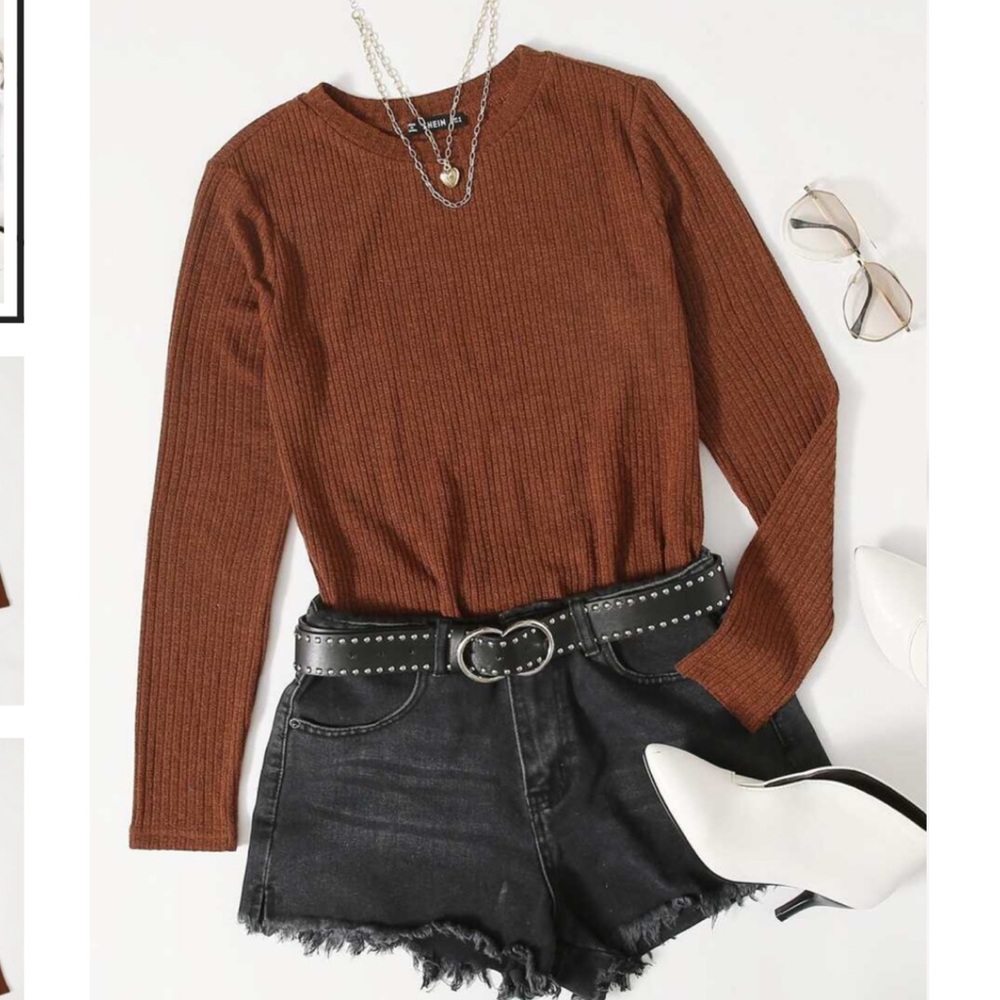 Plain rustic orange t-shirt